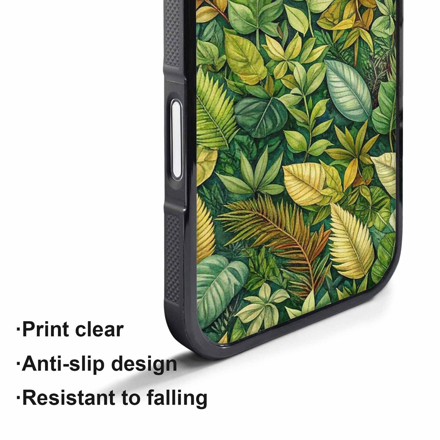 iPhone 17 Pro Case — Small Seven Point Palmate Leaf Floral, Custom Phone Case