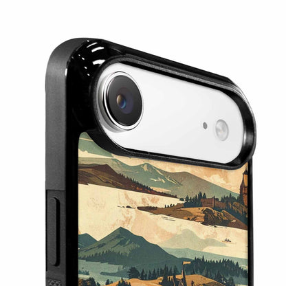 iPhone 17 Air Case — Vintage Travel Artwork Pattern Retro Vintage, Custom Printed Phone Case