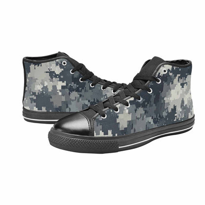 MEN'S Military Camouflage Blotch High Top Canvas Surreal Shoes