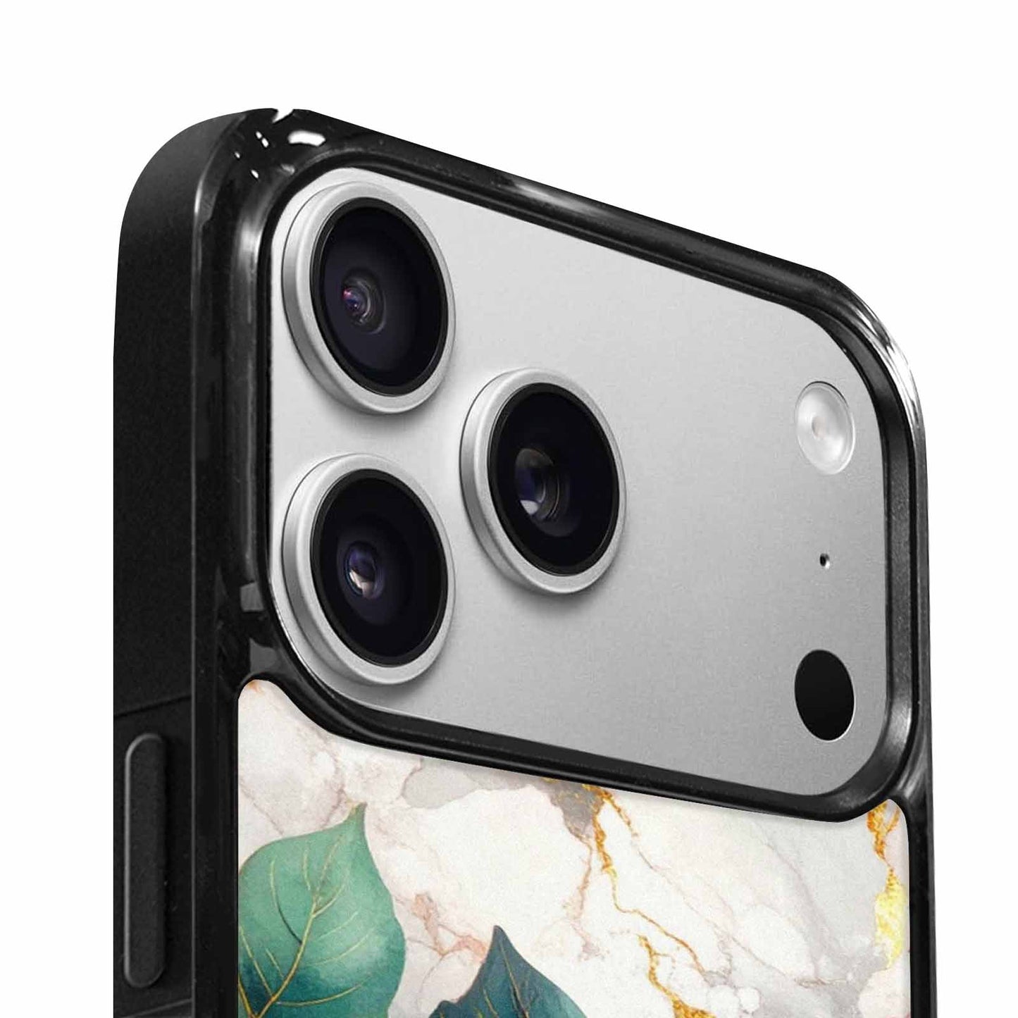 iPhone 17 Pro Max Case — Marble Floral Art Seamless Floral, Custom Print Case Cover