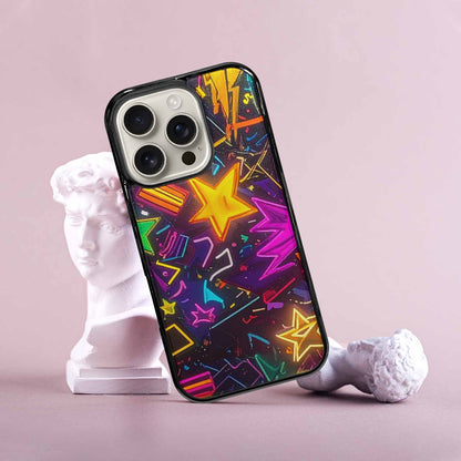 iPhone 16 Pro Case — 80s Retro Motif 80s Retro Motifs, Custom Designed Case Cover