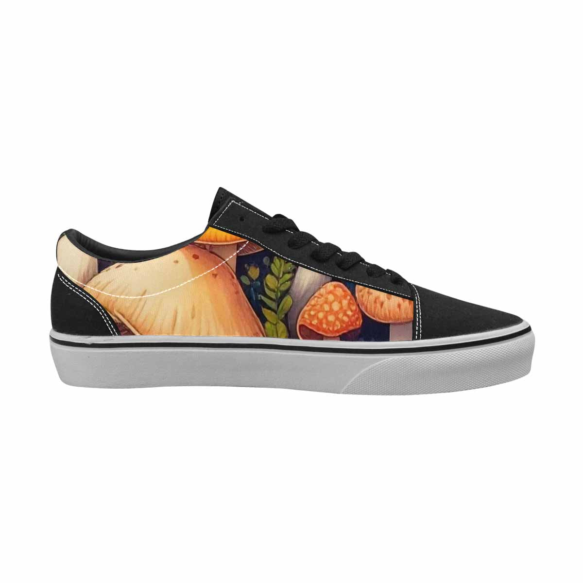 WOMEN'S Mushrooms (general) Mushrooms Pa Lace-Up Canvas Dreamlike Shoes