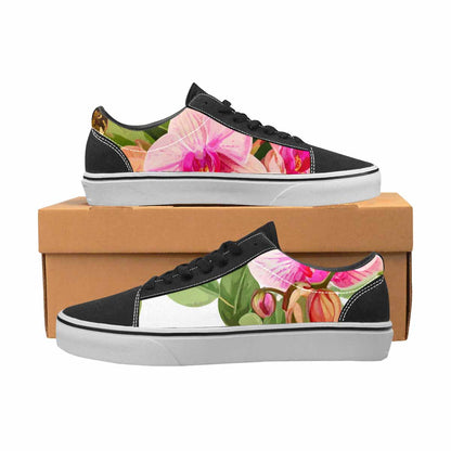 MEN'S Floral Snake Print Canvas Lace-Up Cottagecore Shoes