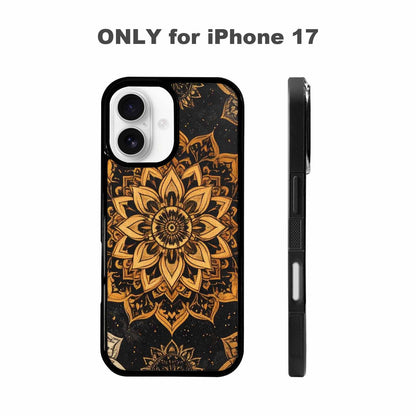 iPhone 17 Case — Small Mandala Pattern, Randomly Floral, Unique Phone Case Design