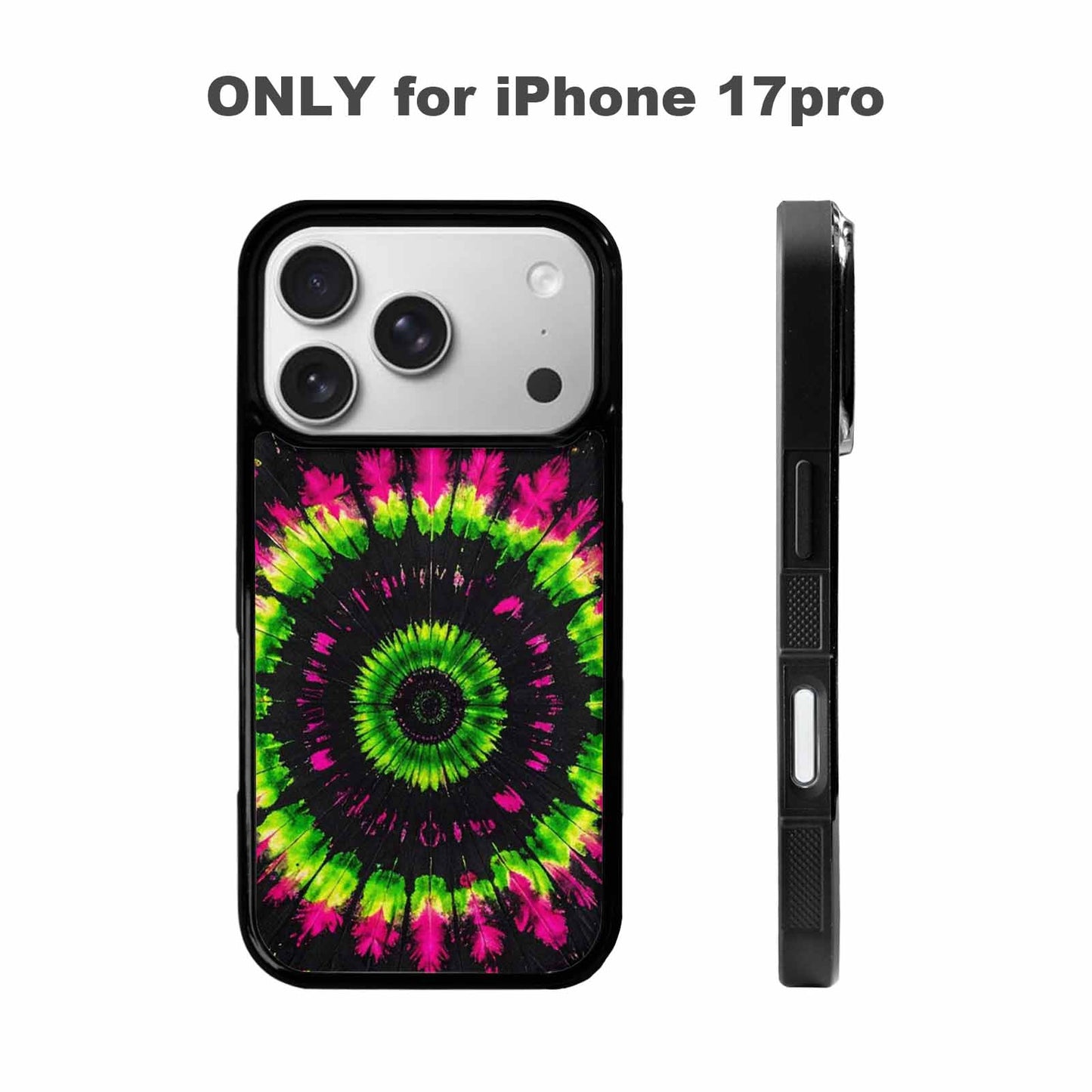 iPhone 17 Pro Case — Acid Wash Tie Dye Pattern Tie, Custom Art Phone Cover