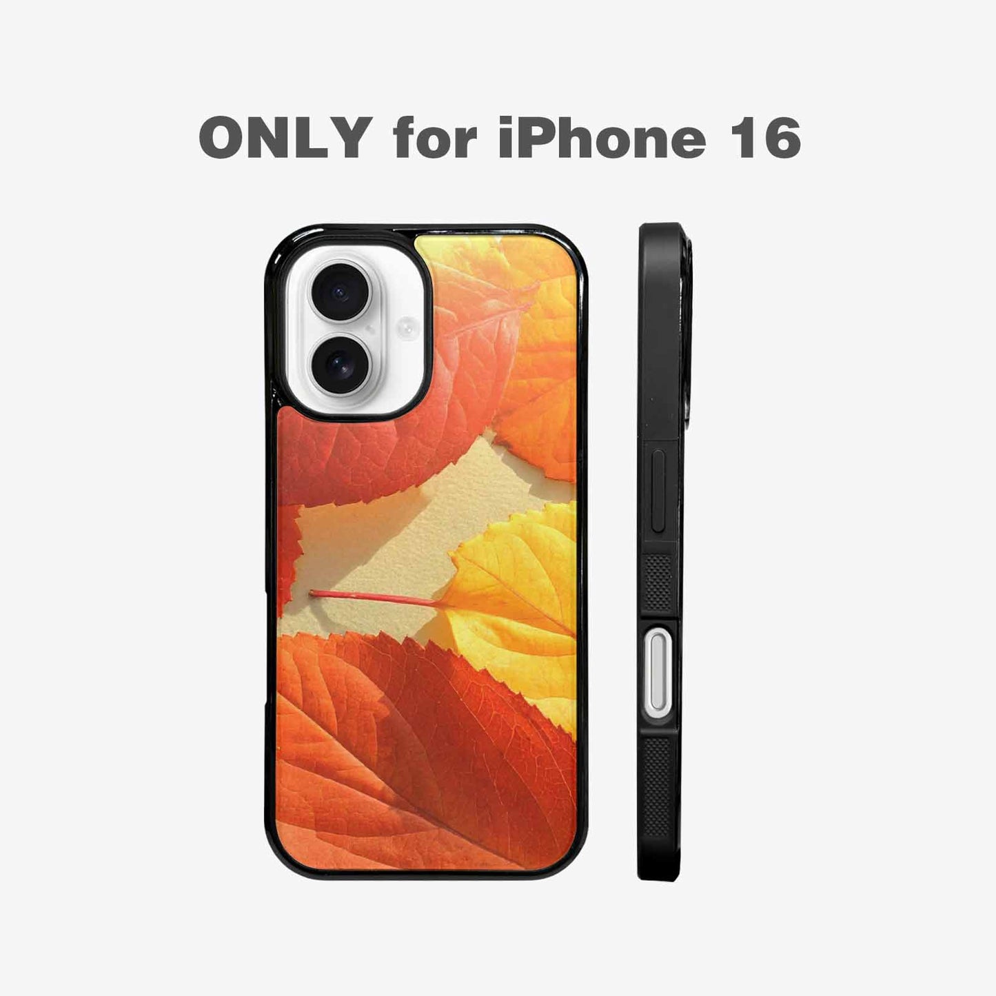 iPhone 16 Case — Autumn Leaves, Custom Printed Phone Case