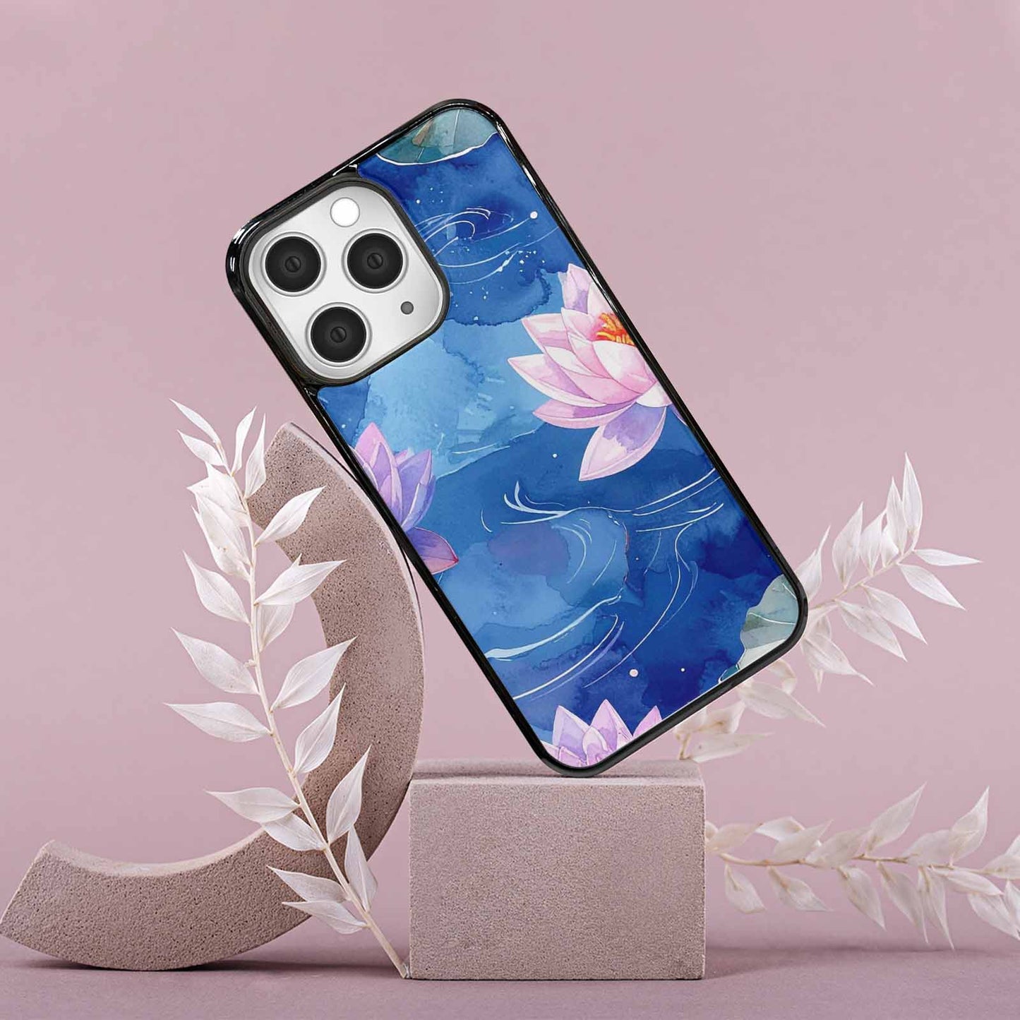 iPhone 15 Pro Max Case — Water Lilies Impressionist, Original Design Phone Case