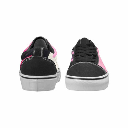WOMEN'S Zebra Stripe Burst Lace-Up Canvas Y2K Shoes