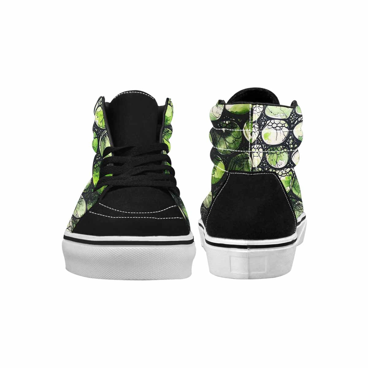 MEN'S Reptile Scale High Top Canvas Vibrant Chaos Sneakers