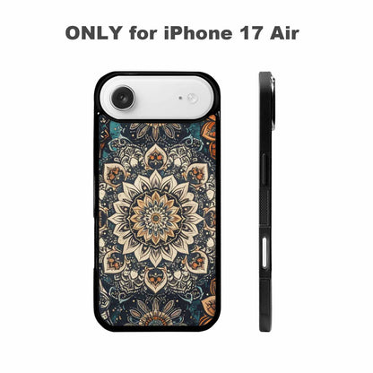iPhone 17 Air Case — Small Mandala Pattern Randomly Varying Floral, Custom Printed Phone Case