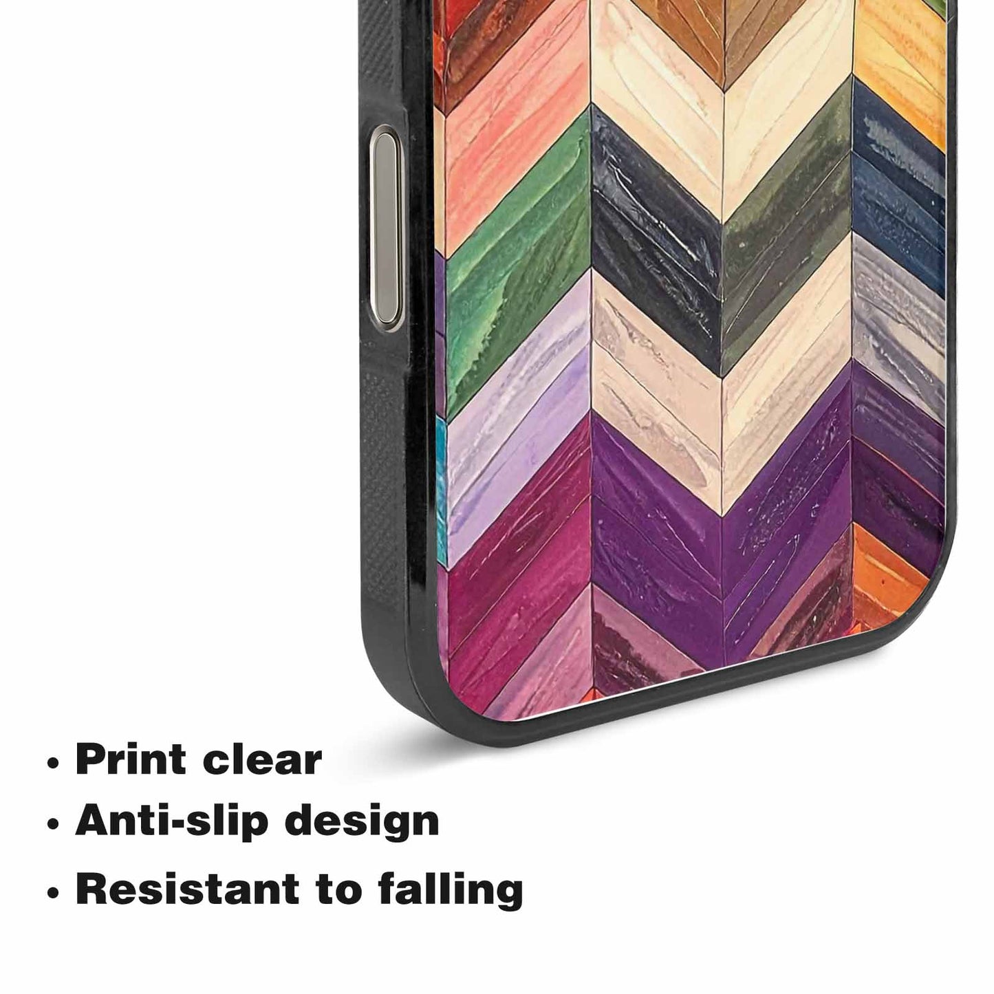 iPhone 15 Pro Max Case — Progress Pride Flag Color Theme Small, Custom Printed Phone Case
