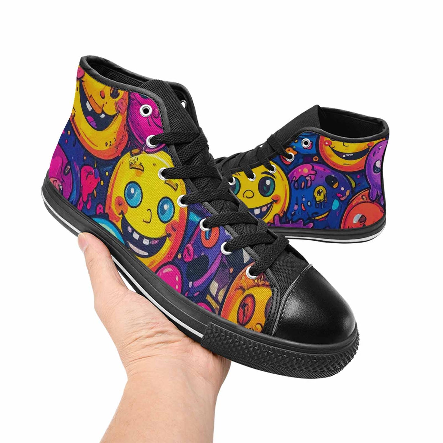 MEN'S Funny Looking Cartoon High Top Canvas Dreamcore Shoes