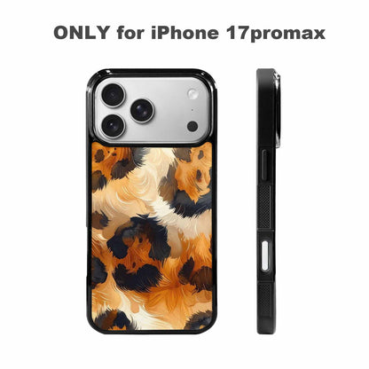 iPhone 17 Pro Max Case — Leopard Soft Airbrush Gradient Animal Print, Customized Protective Case