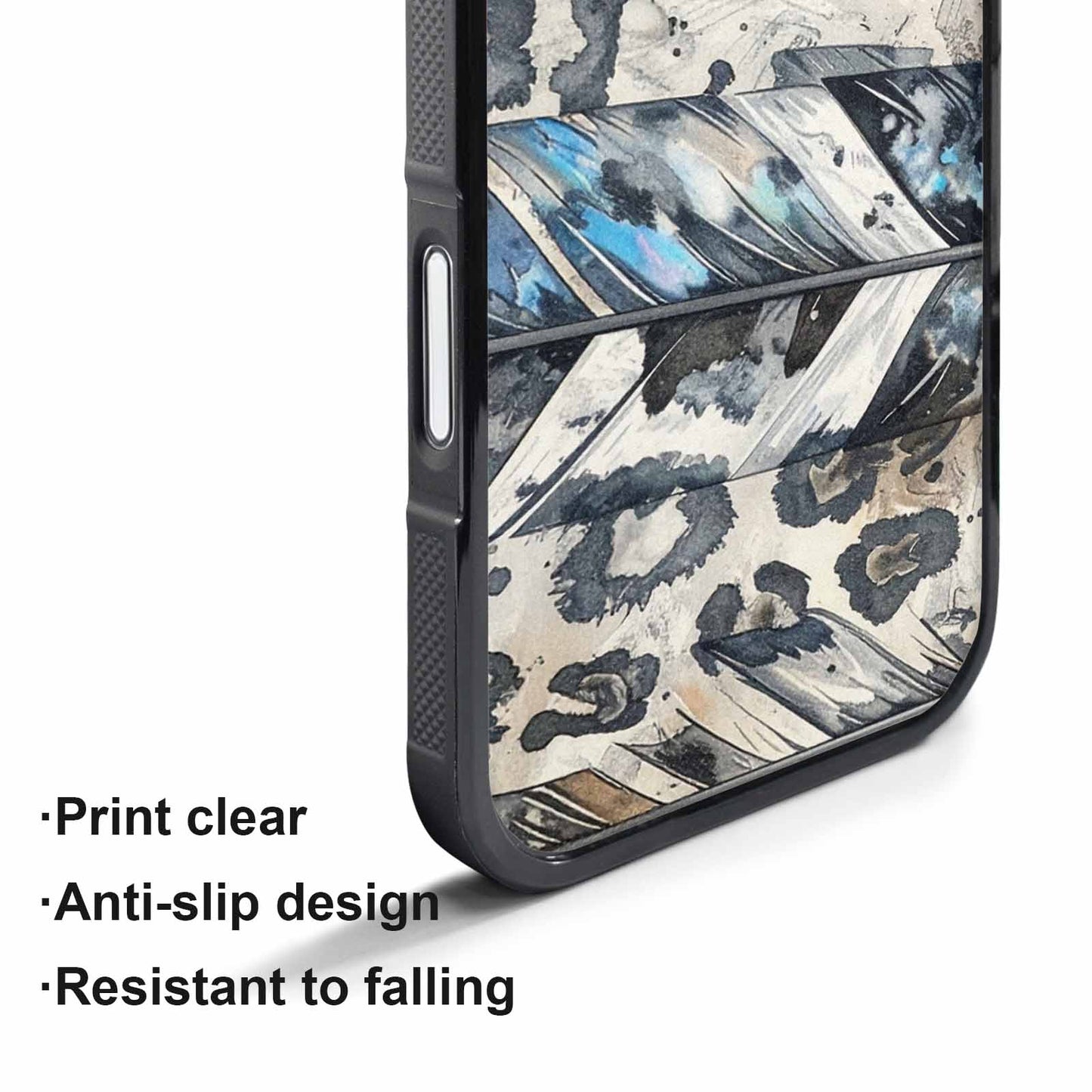 iPhone 17 Air Case — Iridescent Leopard Print Arrow Animal Print, Personalized Phone Case