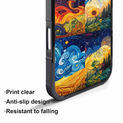 iPhone 17 Air Case — Small Van Gogh Style Swirl Galaxy, Custom Made Phone Cover