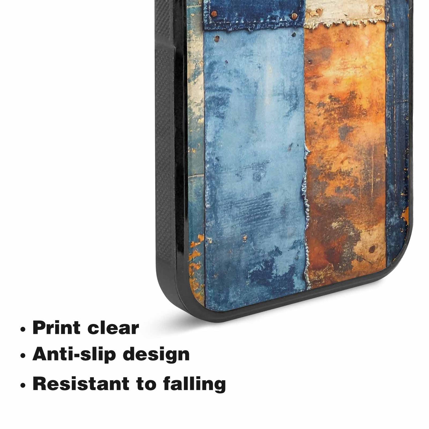 iPhone 15 Plus Case — Curve The Ripping Demin Tectures For, Customized Protective Case