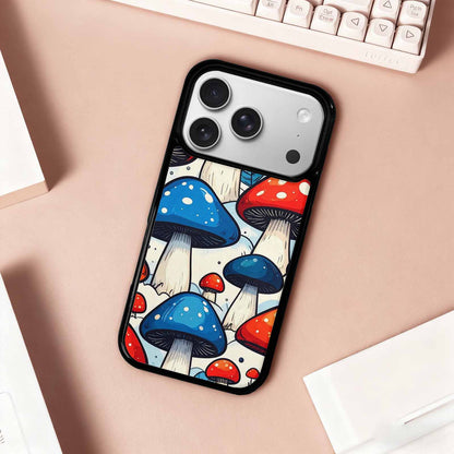iPhone 17 Pro Case — Vivid Winter Mushroom Seamless Cartoon Cute, Custom Phone Case