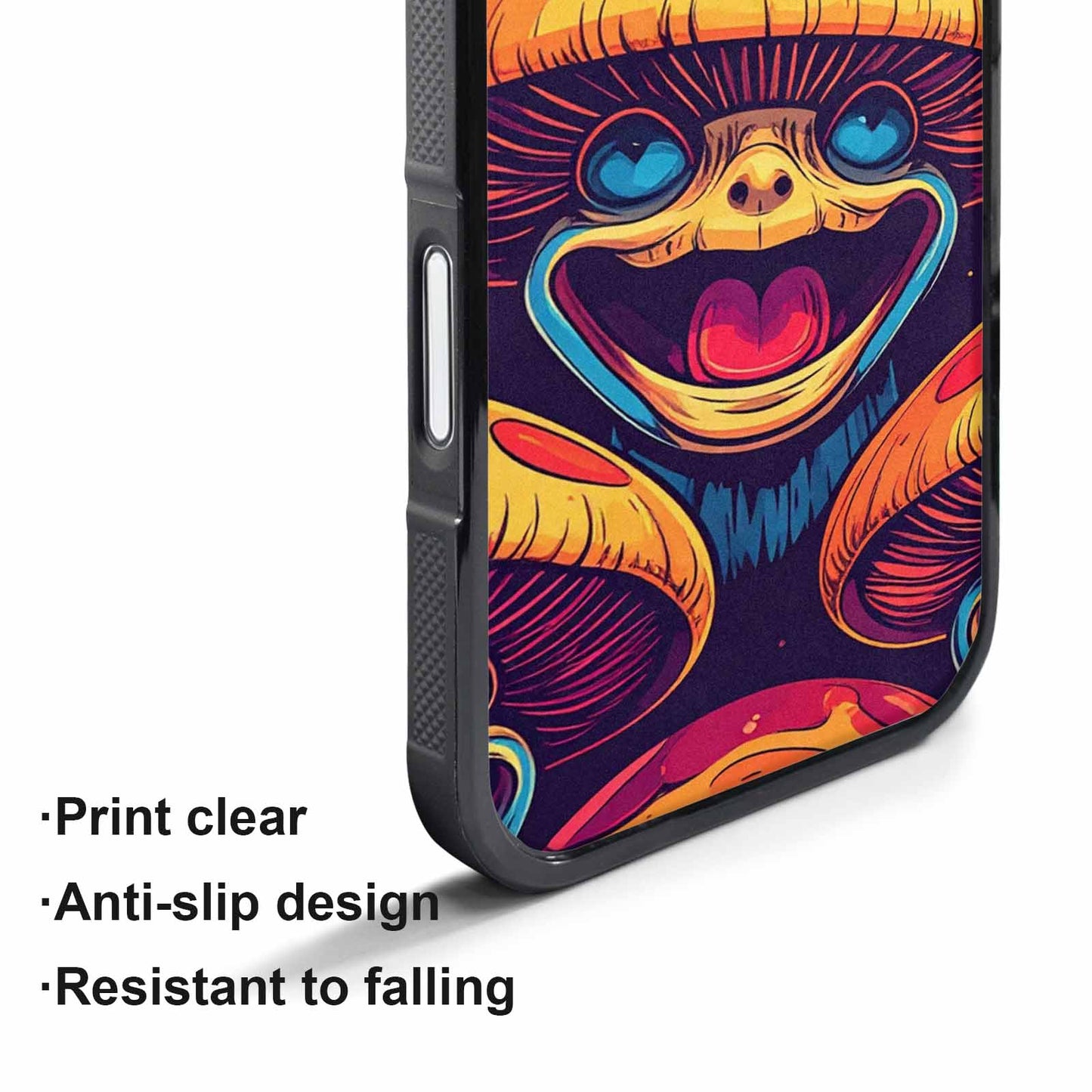 iPhone 17 Air Case — Retro Mushroom Cartoon Art Pattern Retro, Custom Art Phone Cover