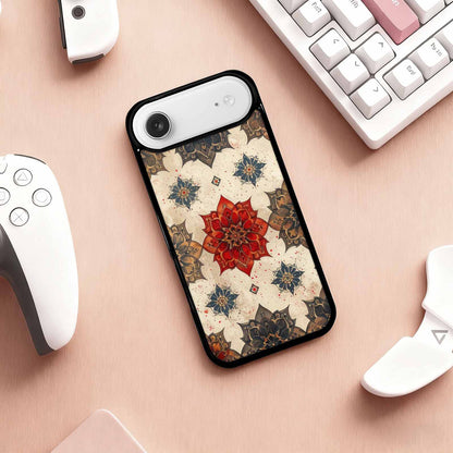 iPhone 17 Air Case — Small Mandala Pattern Randomly Varying Floral, Custom Designed Case Cover
