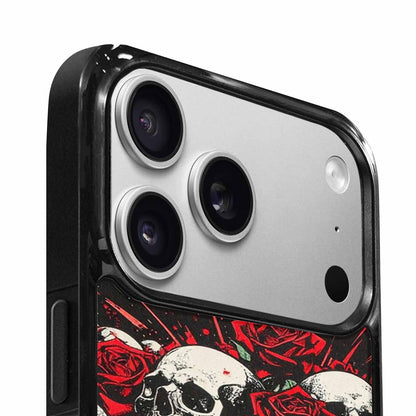 iPhone 17 Pro Max Case — Skull Dark Art Gothic Print Gothic, Custom Made Phone Cover