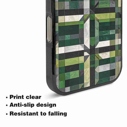 iPhone 16 Pro Case — Aromantic Flag Color Theme Small Rainbow, Customized Protective Case