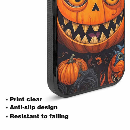 iPhone 15 Case — Cartoon Pumpkin Monster, Unique Phone Case Design