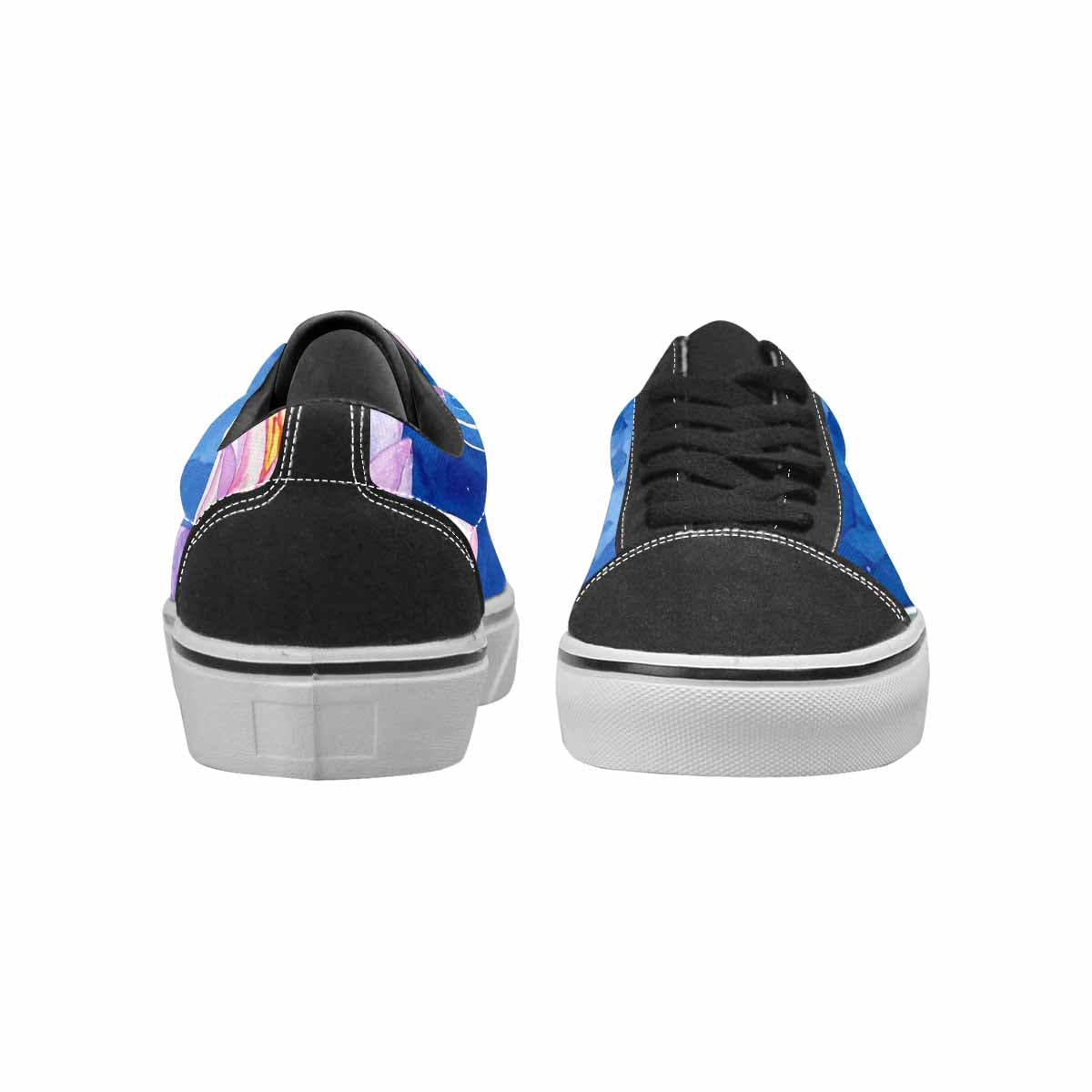 MEN'S Water Lilies Impressionist Canvas Lace-Up Dreamcore Custom Shoes