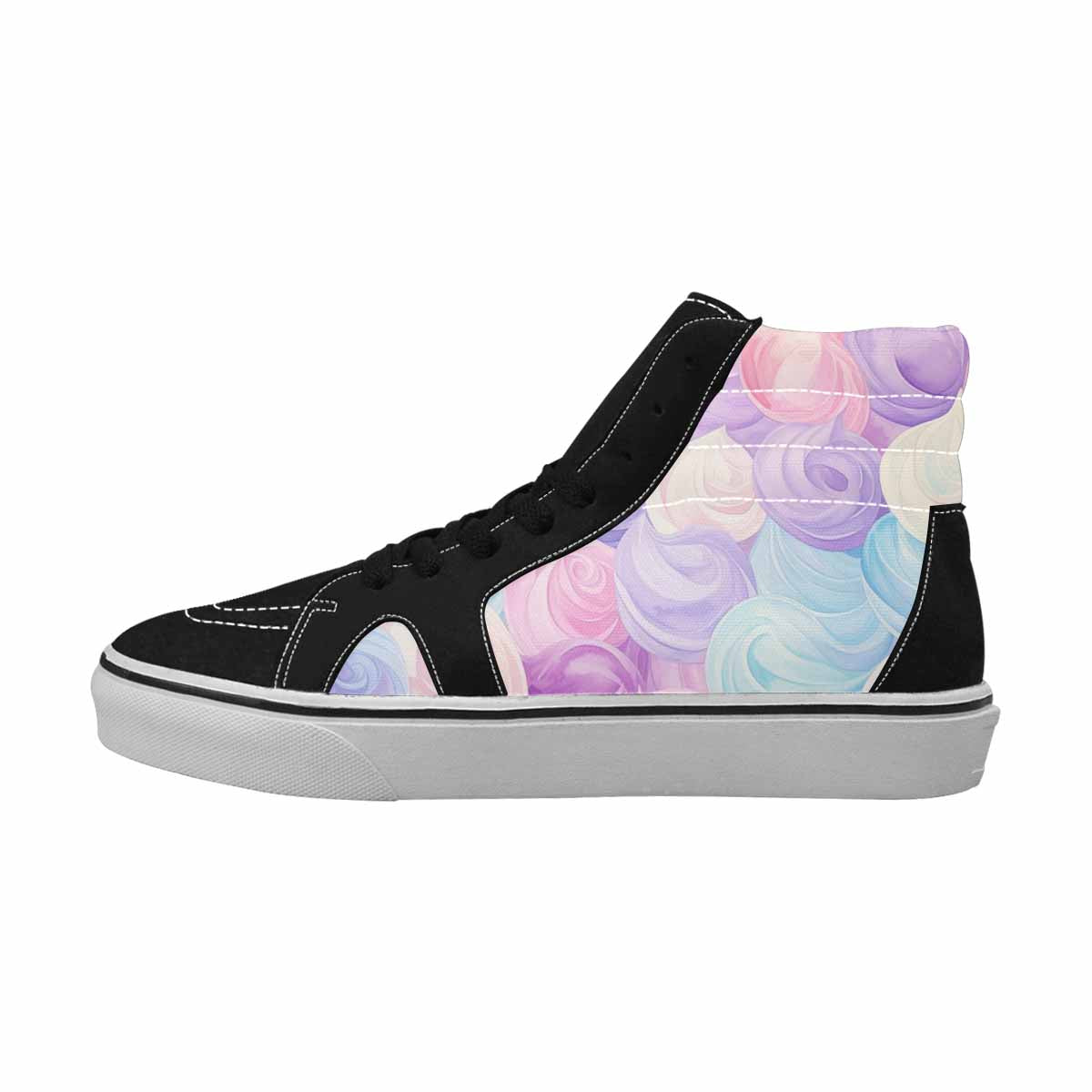 WOMEN'S Tie Dye - High Top Canvas Dark Academia Shoes