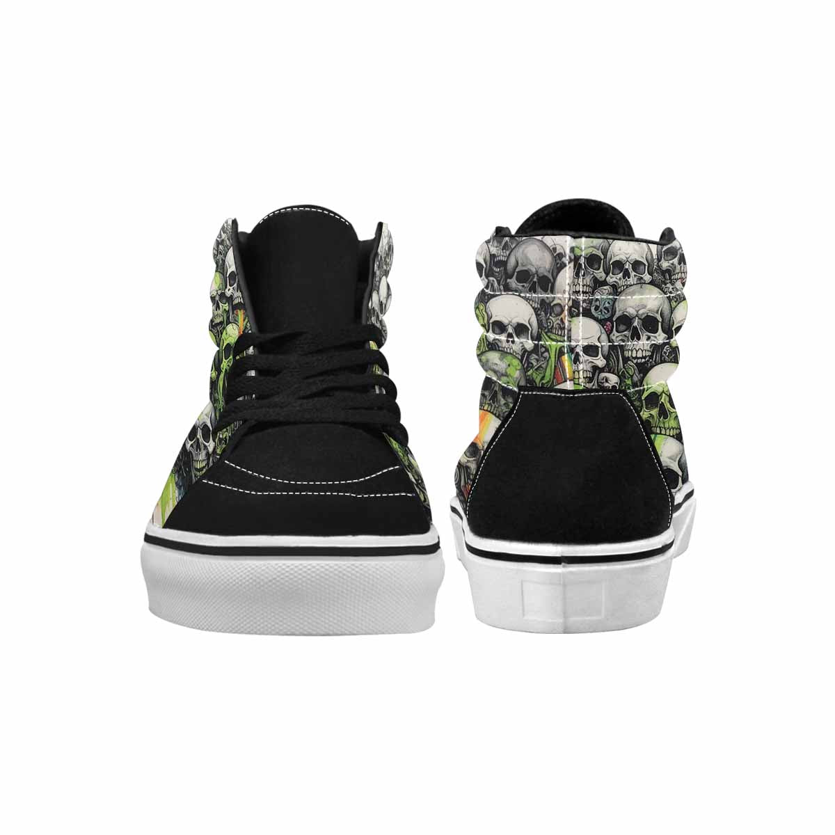 MEN'S Rainbow From Skull S High Top Canvas Dreamcore Custom Shoes
