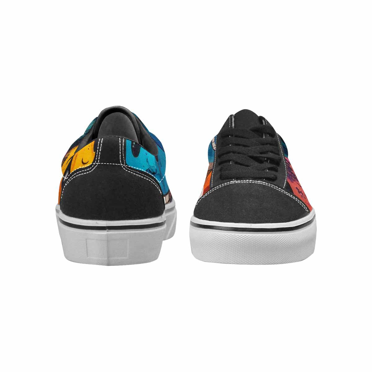 WOMEN'S Smiley Faces Lace-Up Canvas Cottagecore Sneakers