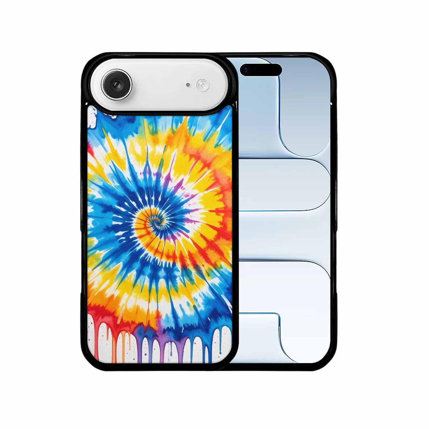 iPhone 17 Air Case — Tie Dye Style Art Dripping Tie, Unique Phone Case Design