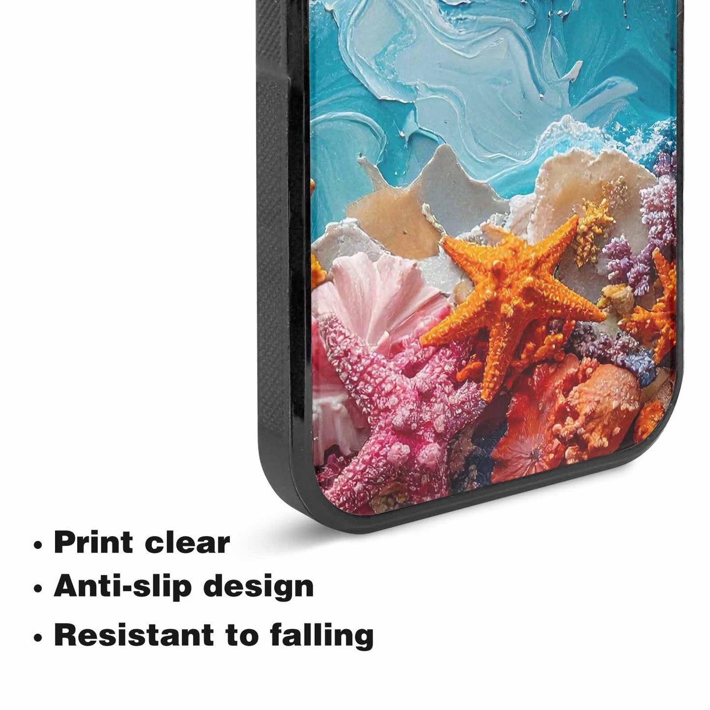 iPhone 15 Plus Case — Starfish Cluster Starfish Cluster Pattern Hundreds, Custom Designed Case Cover