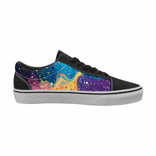 WOMEN'S Galaxy Art - Canvas Lace-Up Y2K Shoes