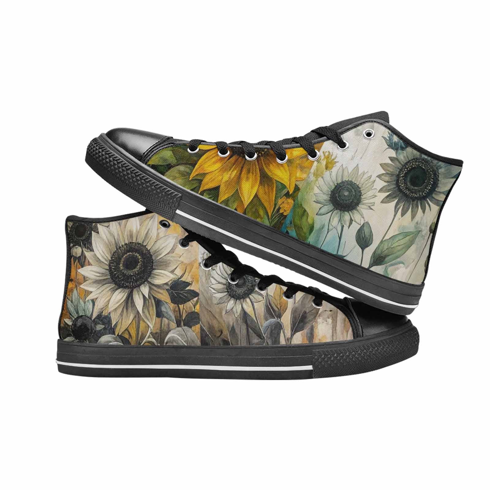 WOMEN'S Blend Melt Them High Top Canvas Cottagecore Sneakers