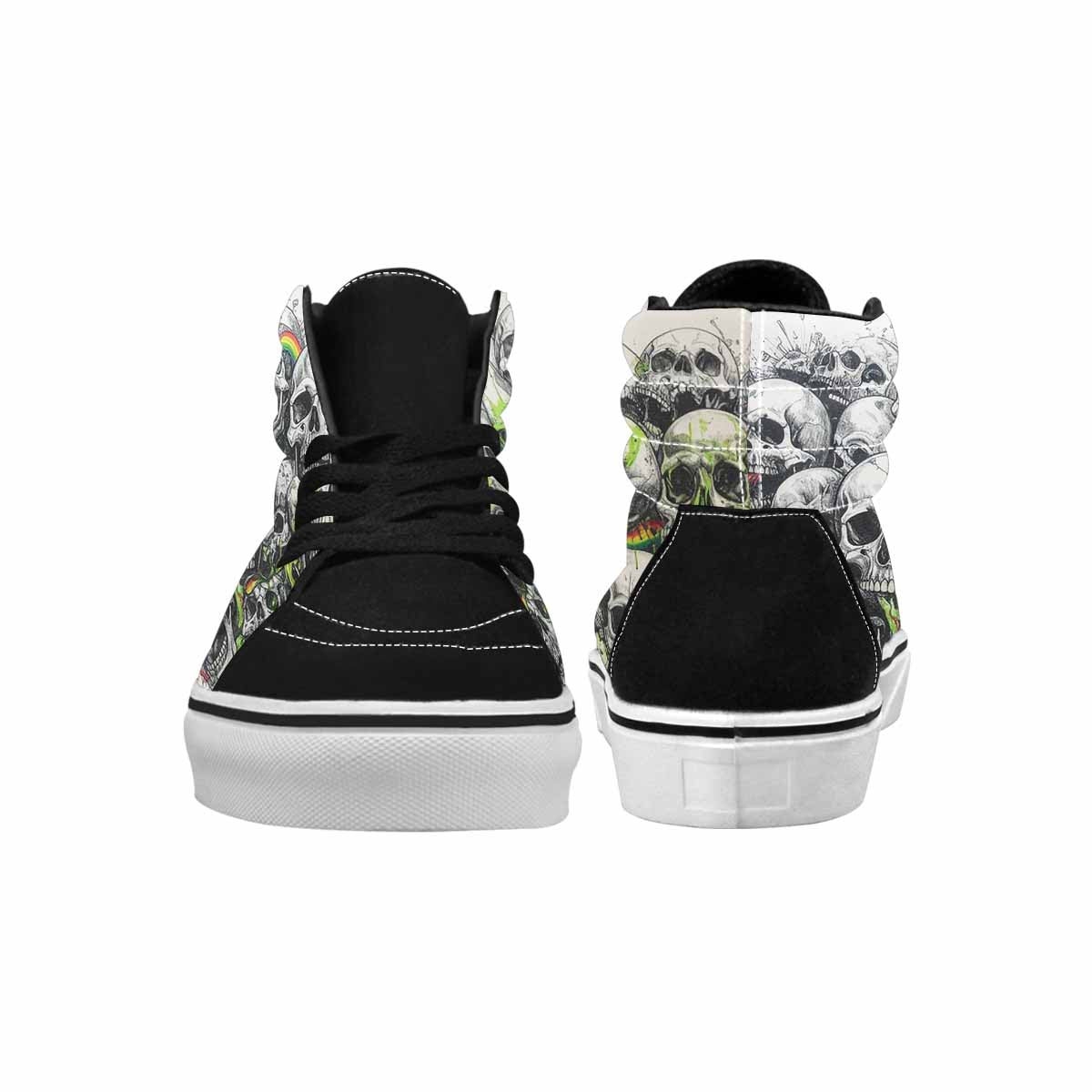 MEN'S Rainbow From Skull S High Top Canvas Dreamlike Shoes