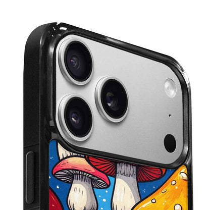 iPhone 17 Pro Max Case — Vivid Winter Mushroom Cartoon Cute, Custom Print Case Cover