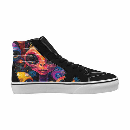 MEN'S Cartoon Alien Characters High Top Canvas Dreamcore Sneakers
