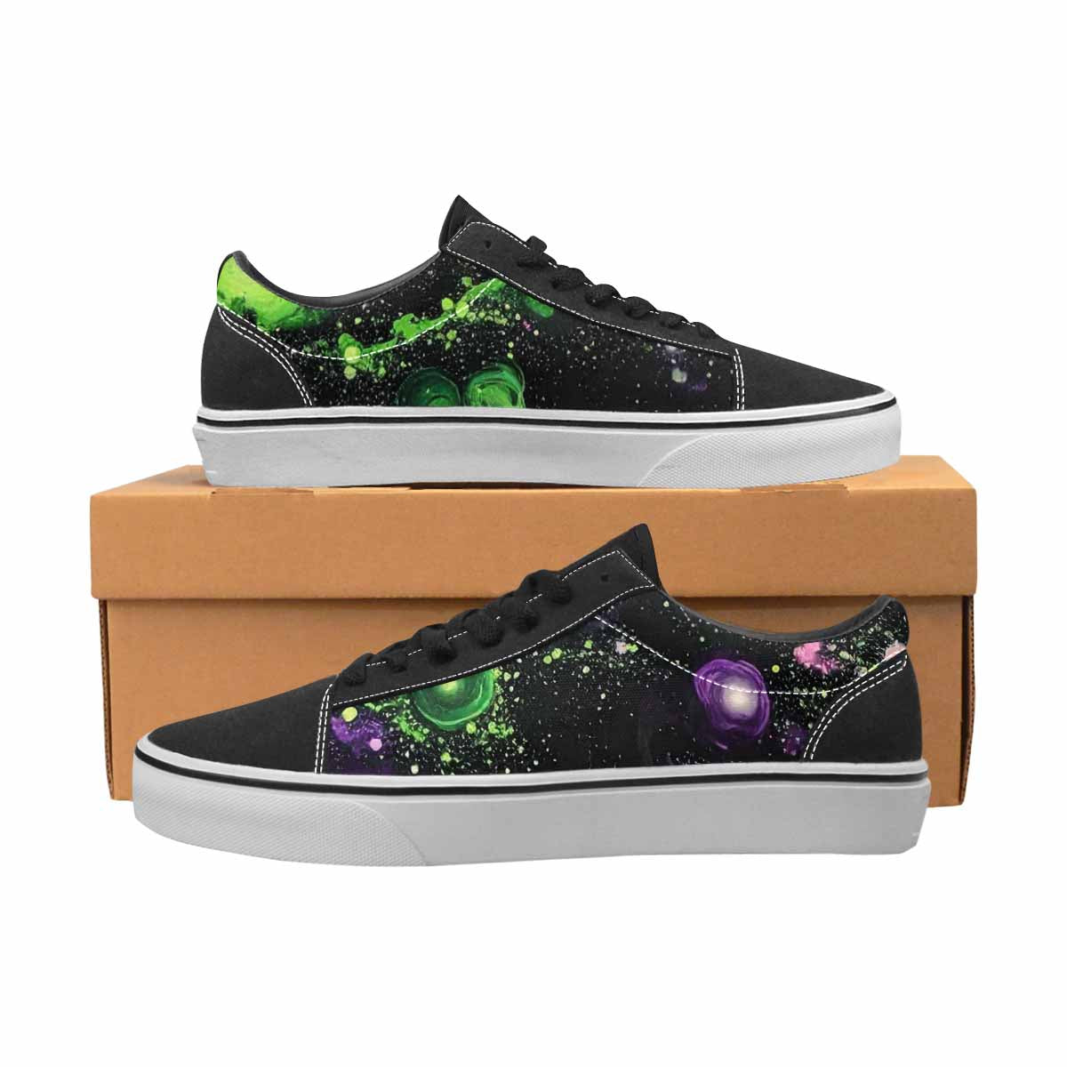 WOMEN'S Galaxy Nebula Lace-Up Canvas Y2K Shoes