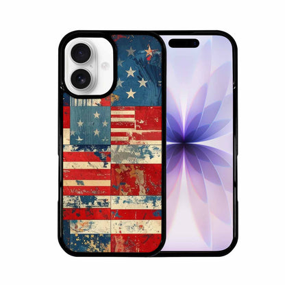iPhone 17 Case — Small American Flag Stars Galaxy Space, Custom Art Phone Cover