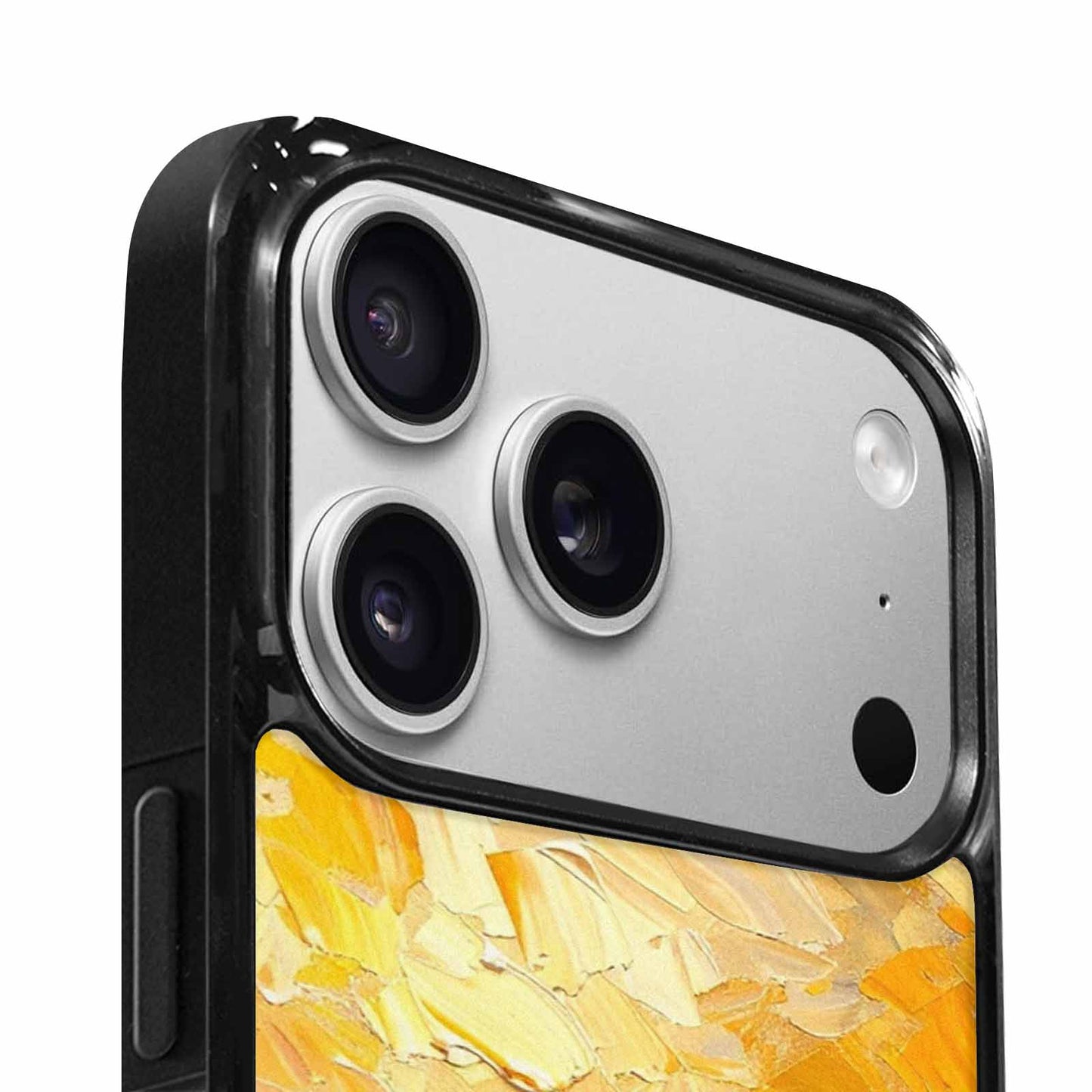 iPhone 17 Pro Max Case — Impressionist Sunflower Brushstroke Pattern Floral, Custom Art Phone Cover