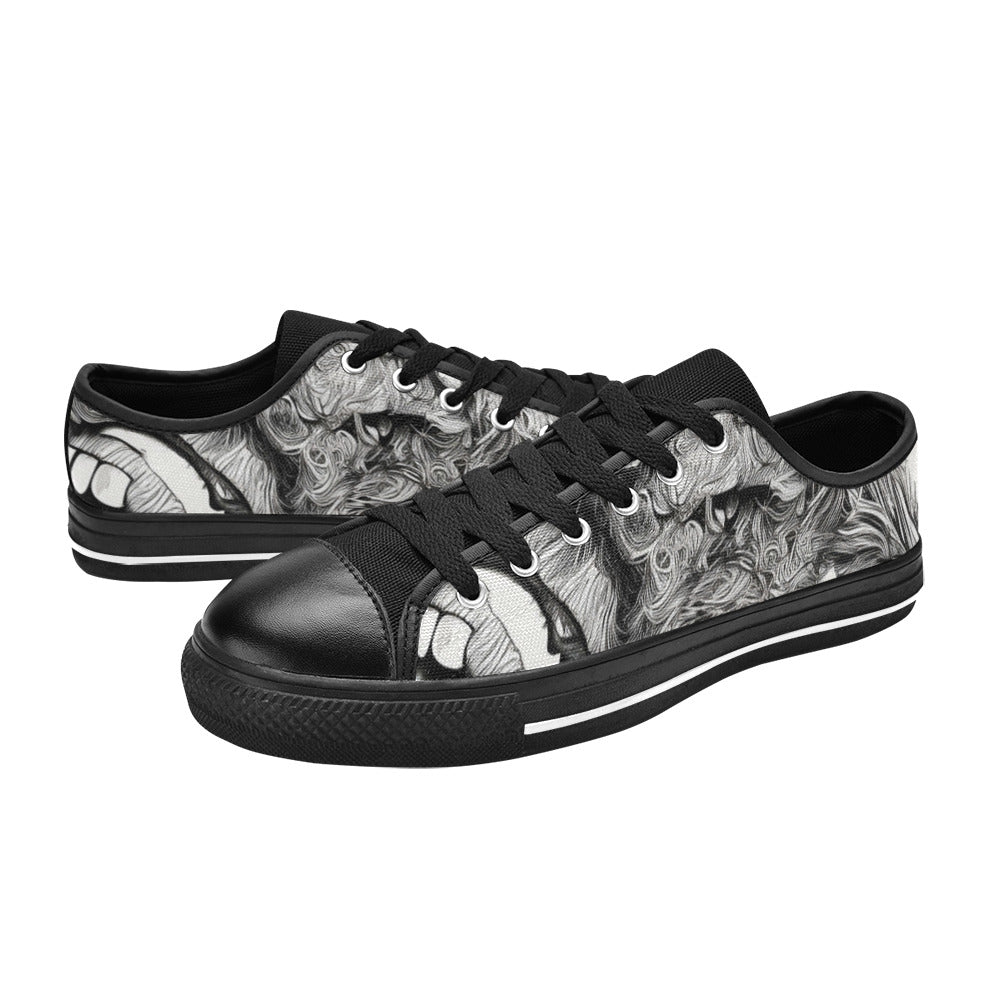 WOMEN'S Freestyle Horror 2 Canvas Vibrant Chaos Custom Shoes