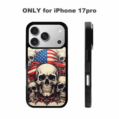 iPhone 17 Pro Case — Skull Dark Art Gothic Print Gothic, Custom Phone Case