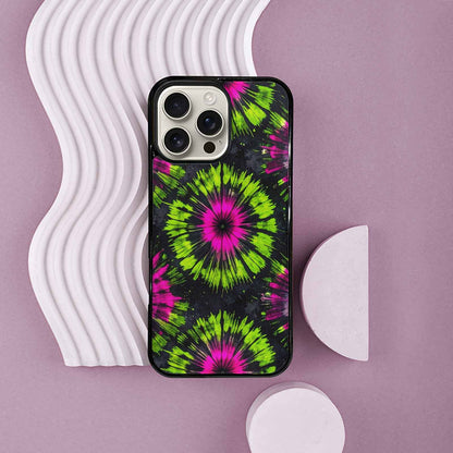 iPhone 16 Pro Max Case — Acid Wash Tie Dye Neon Custom, Custom Made Phone Cover