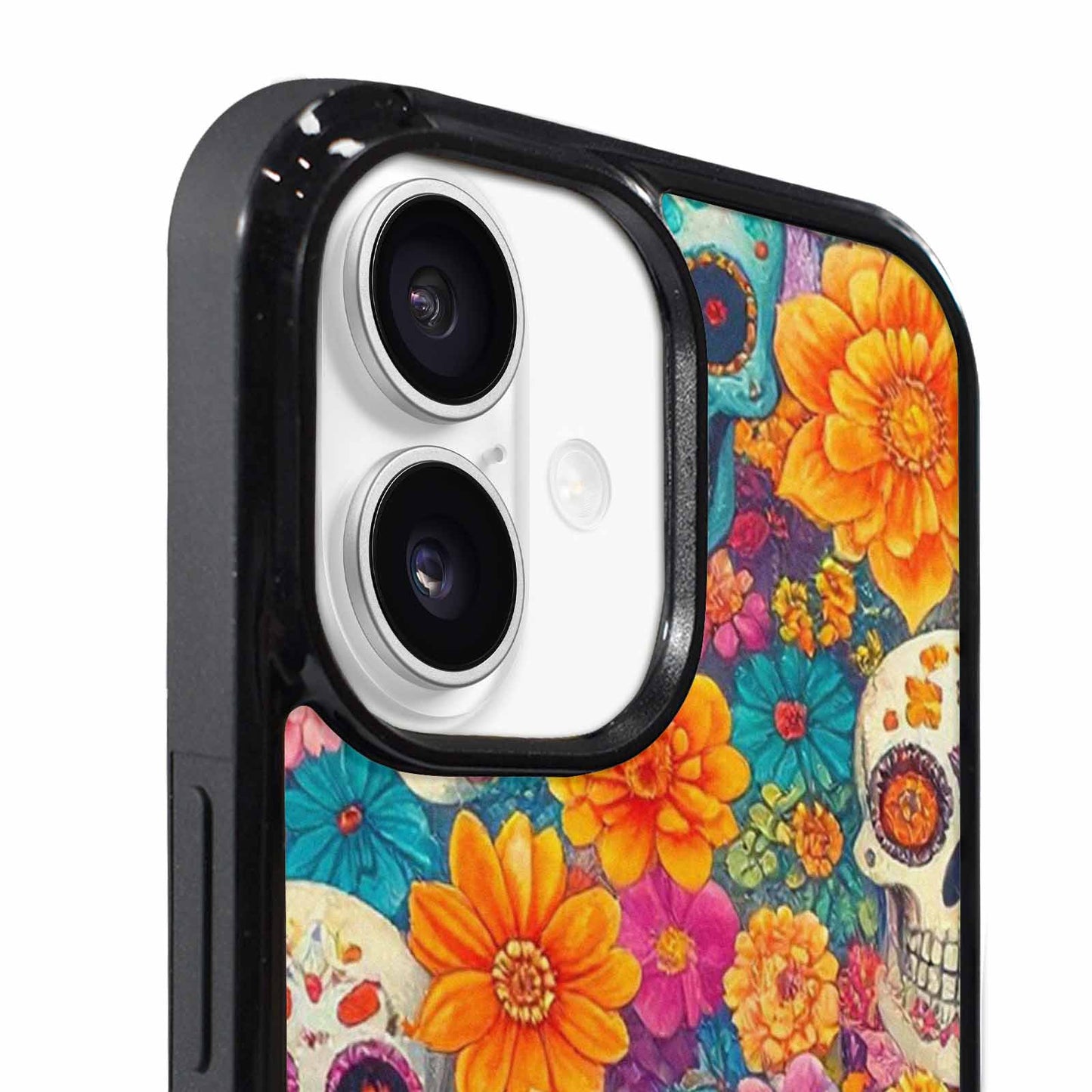iPhone 17 Case — Ornate Candy Color Skull Gothic Skulls, Custom Art Phone Cover