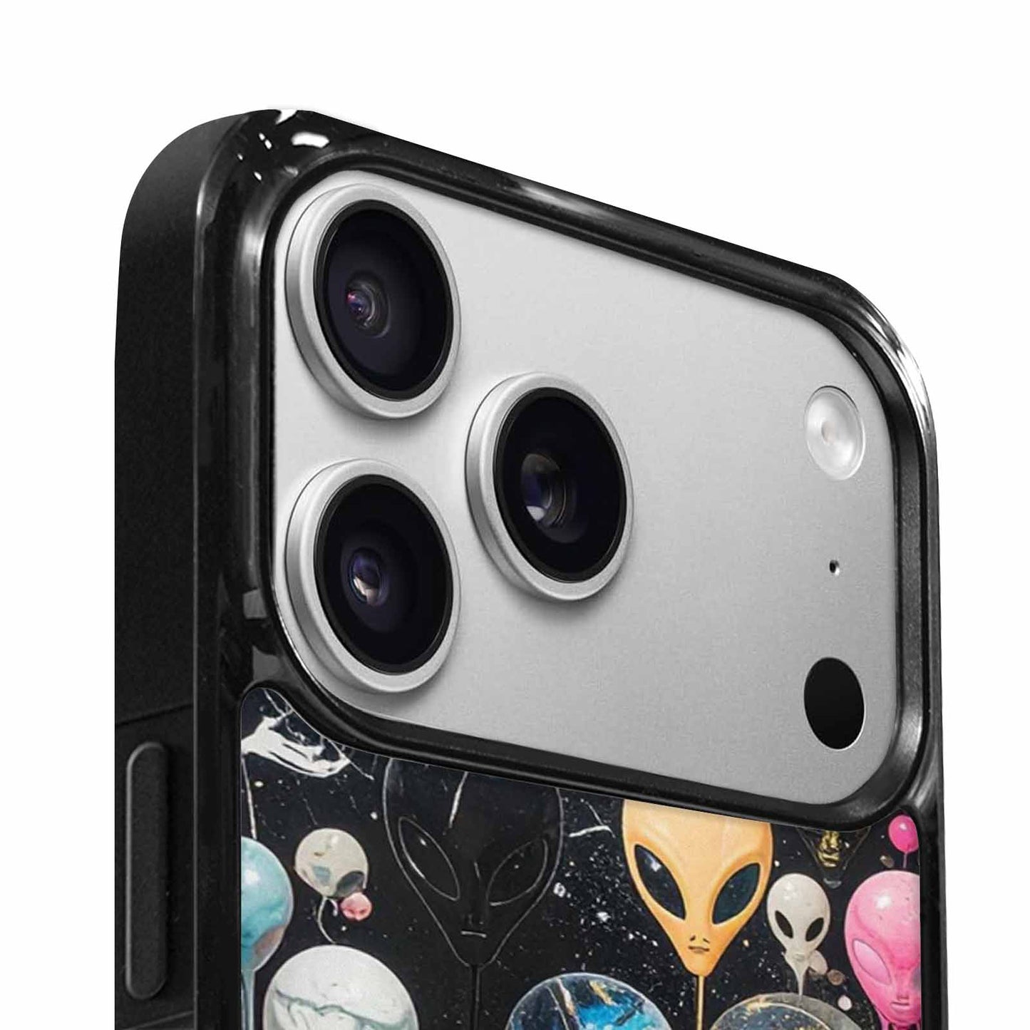 iPhone 17 Pro Case — Aliens Marblealiens Pattern Ssz Alien Scifi, Custom Phone Case