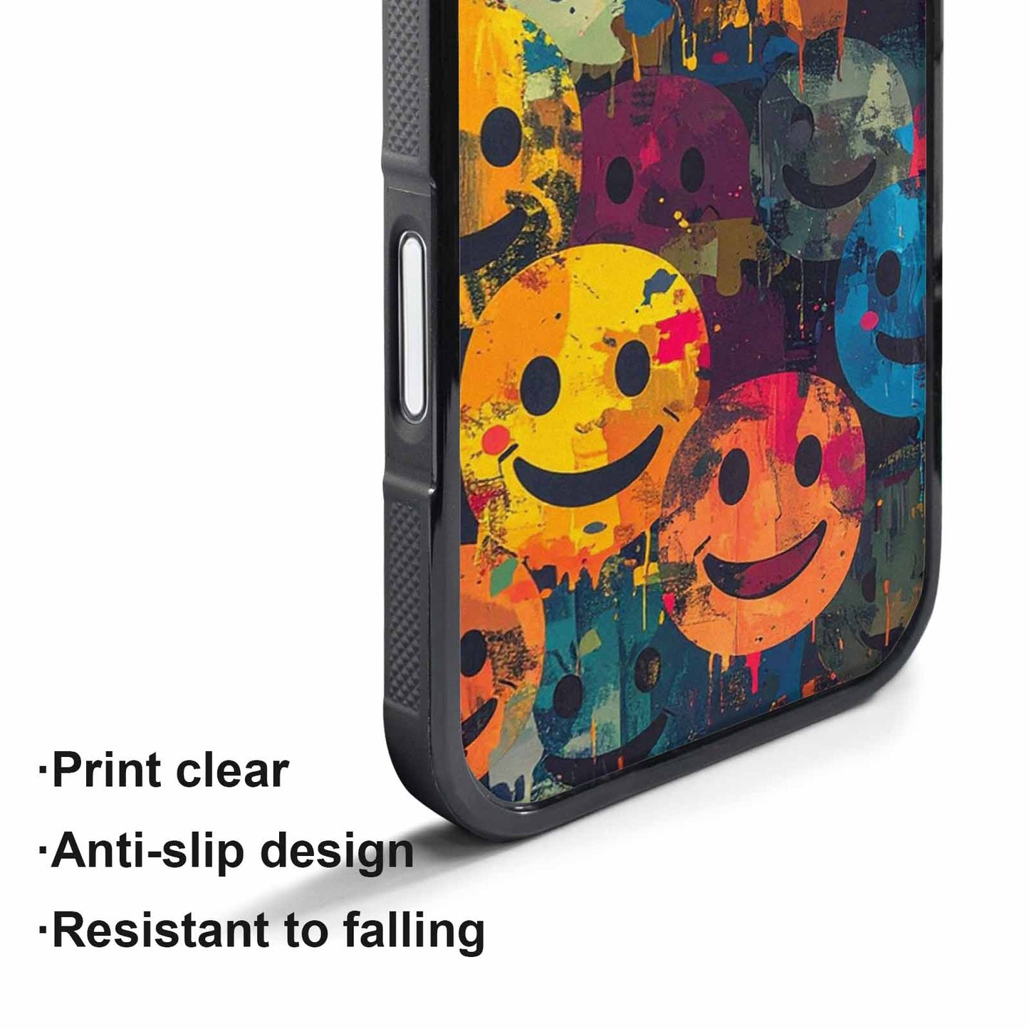 iPhone 17 Pro Case — Smiley Faces Camosmiley Faces Yyi Camo, Customized Protective Case