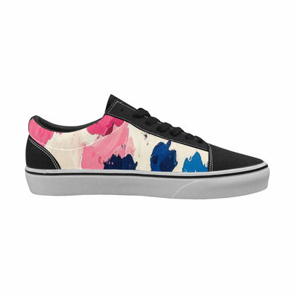 WOMEN'S Cow Animal Print Canvas Lace-Up Cottagecore Custom Shoes