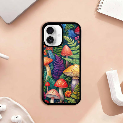 iPhone 17 Case — Mushrooms Botanicalmushrooms P Rk2 Floral, Custom Designed Case Cover