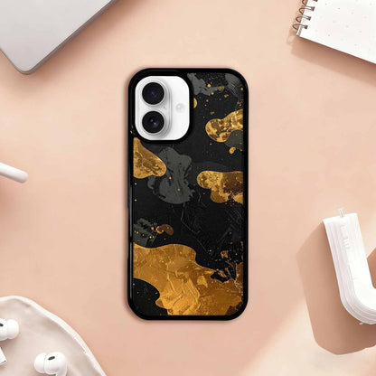 iPhone 17 Case — Camo Pattern With Metallic Camo, Personalized Phone Case