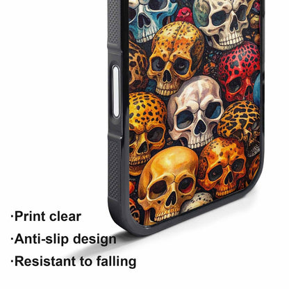 iPhone 17 Air Case — Skulls Pattern Hundreds Of Sma Gothic, Original Design Phone Case